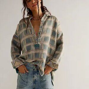 We The Free Arizona Sky Jacquard Plaid Shirt